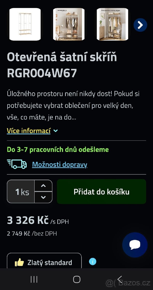 NOVÁ OTEVŘENÁ ŠATNÍ SKŘÍŇ - 8