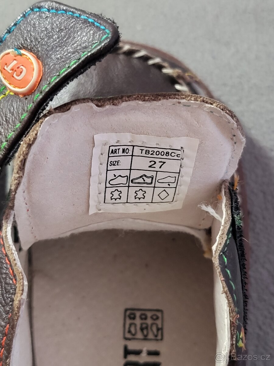 Dětská kožená obuv COMFORT – vel. 27 - 8