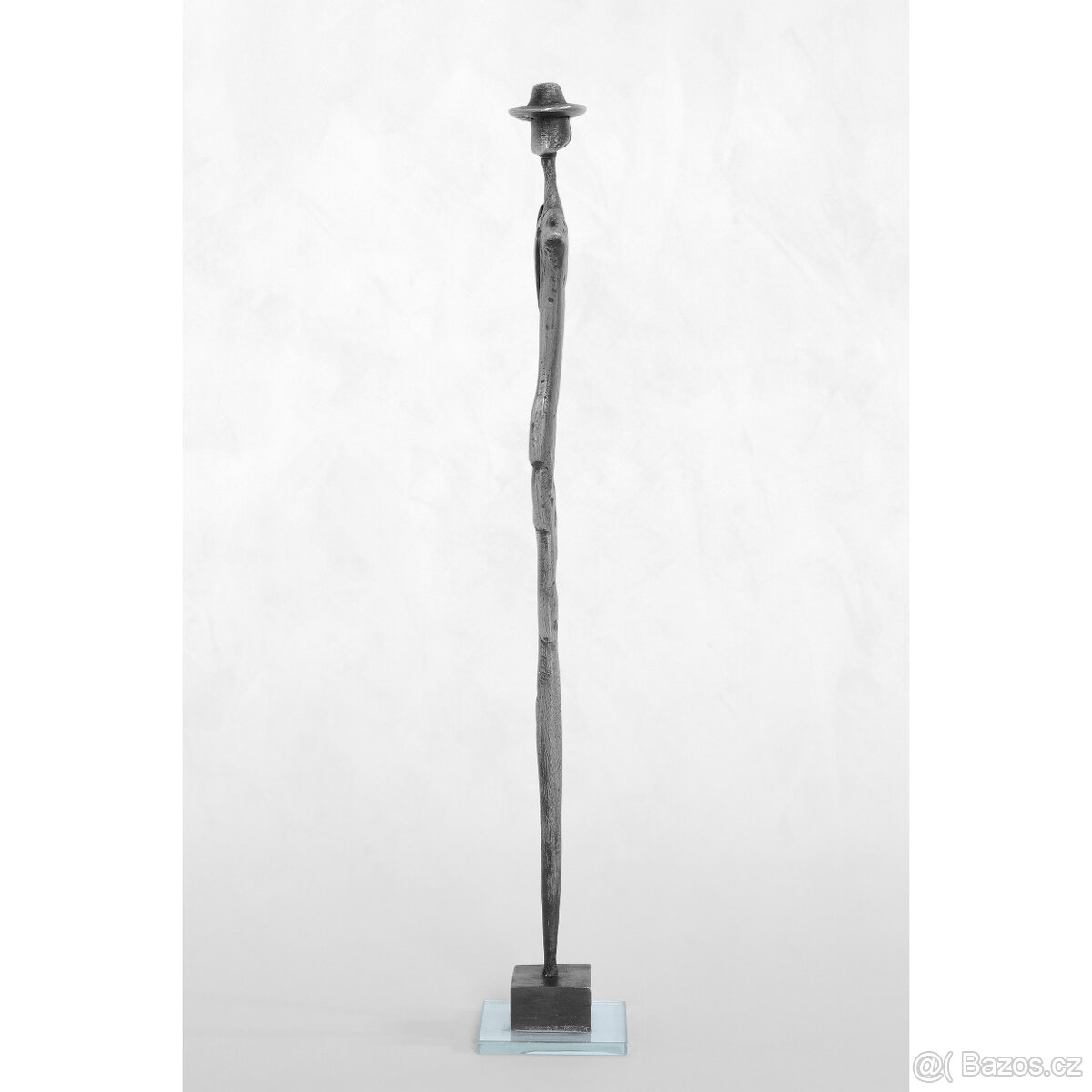 Svatební dar socha sochy svatba cín - Elegán a Dívka s copem - 8