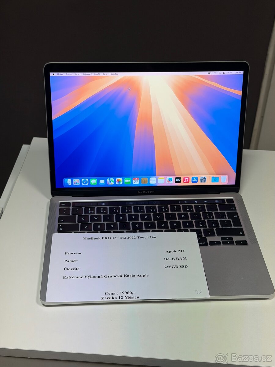 MacBook Pro M2 2022 /16GB RAM/256GB SSD/Záruka - 8