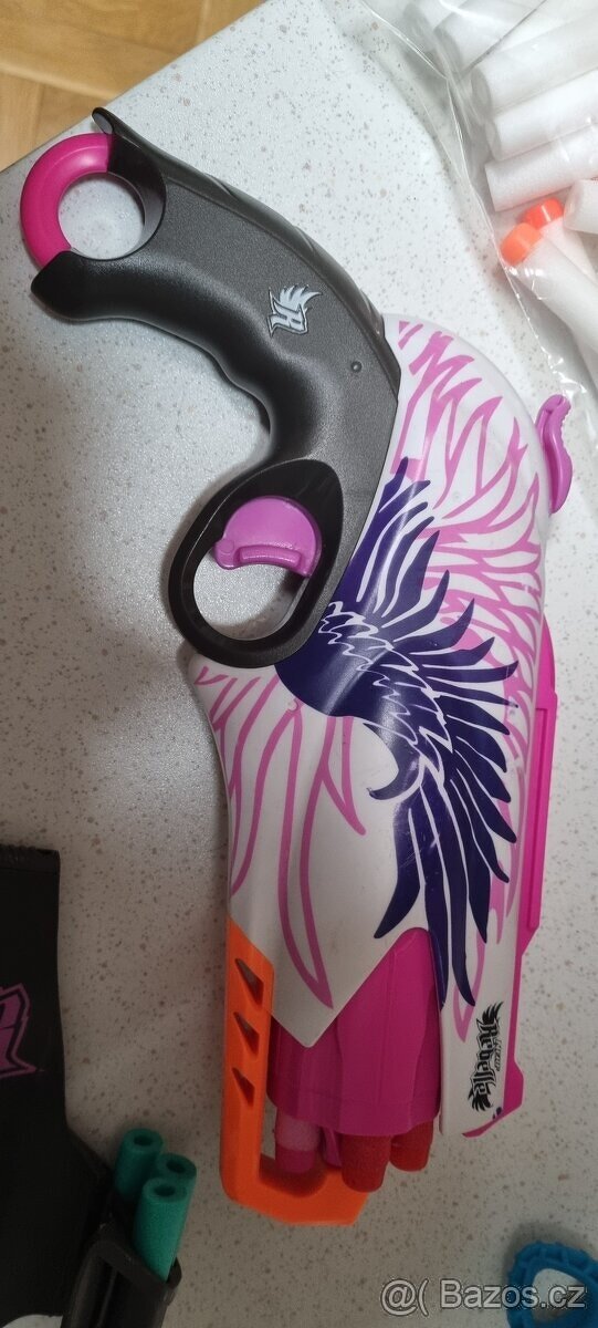 Nerf Rebelle kompletní sada + maska a brýle - 8