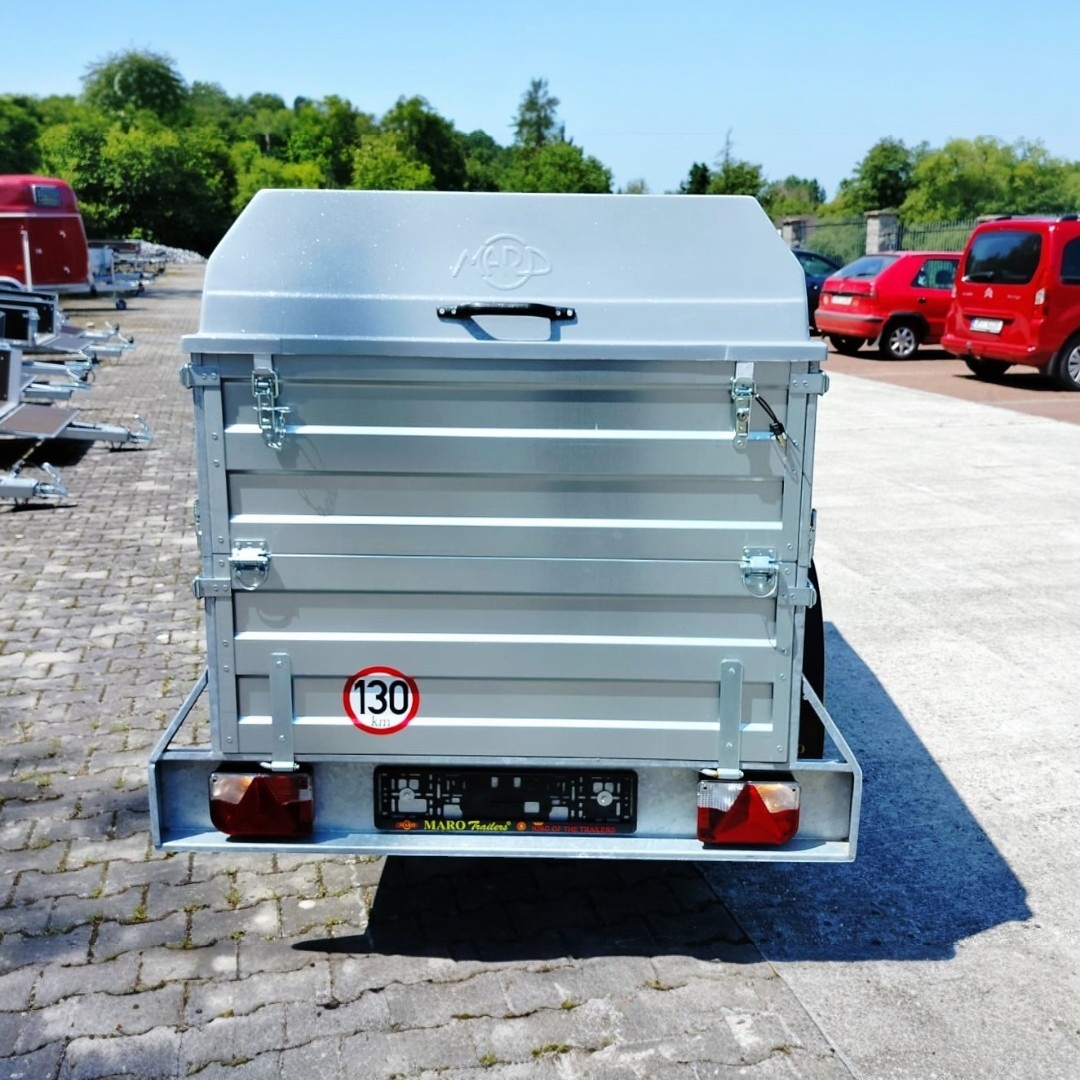 Přívěsný vozík -nástavba +uzamykatelné víko 2,06mx1,11mx1,0m - 8