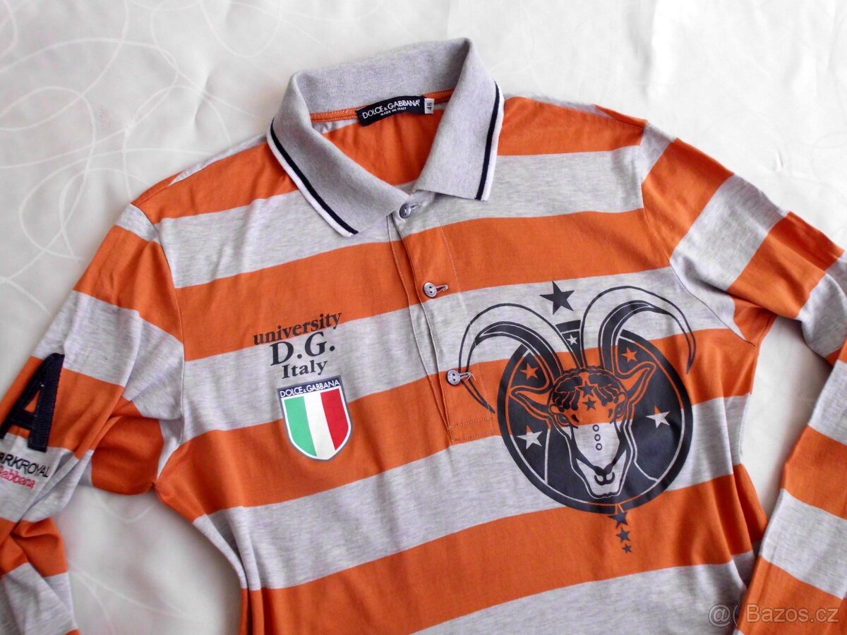 Dolce&Gabbana pánske slim pólo tričko M 48 - 8