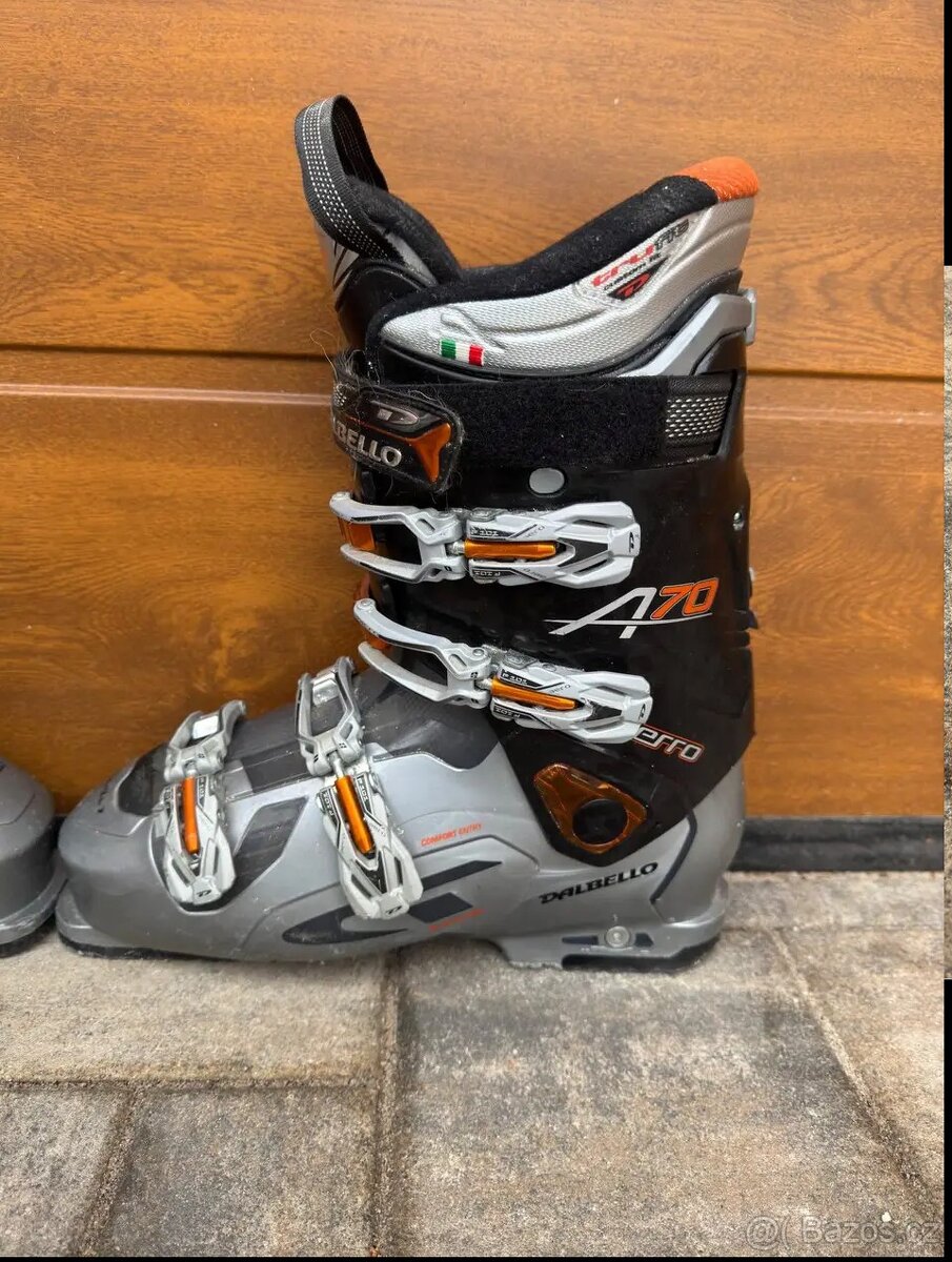 Sjezdové lyže Völkl + přeskáče a hůlky - 8