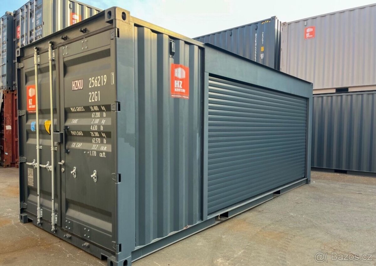 Lodní kontejner 20 - předělaný na sklad - 8