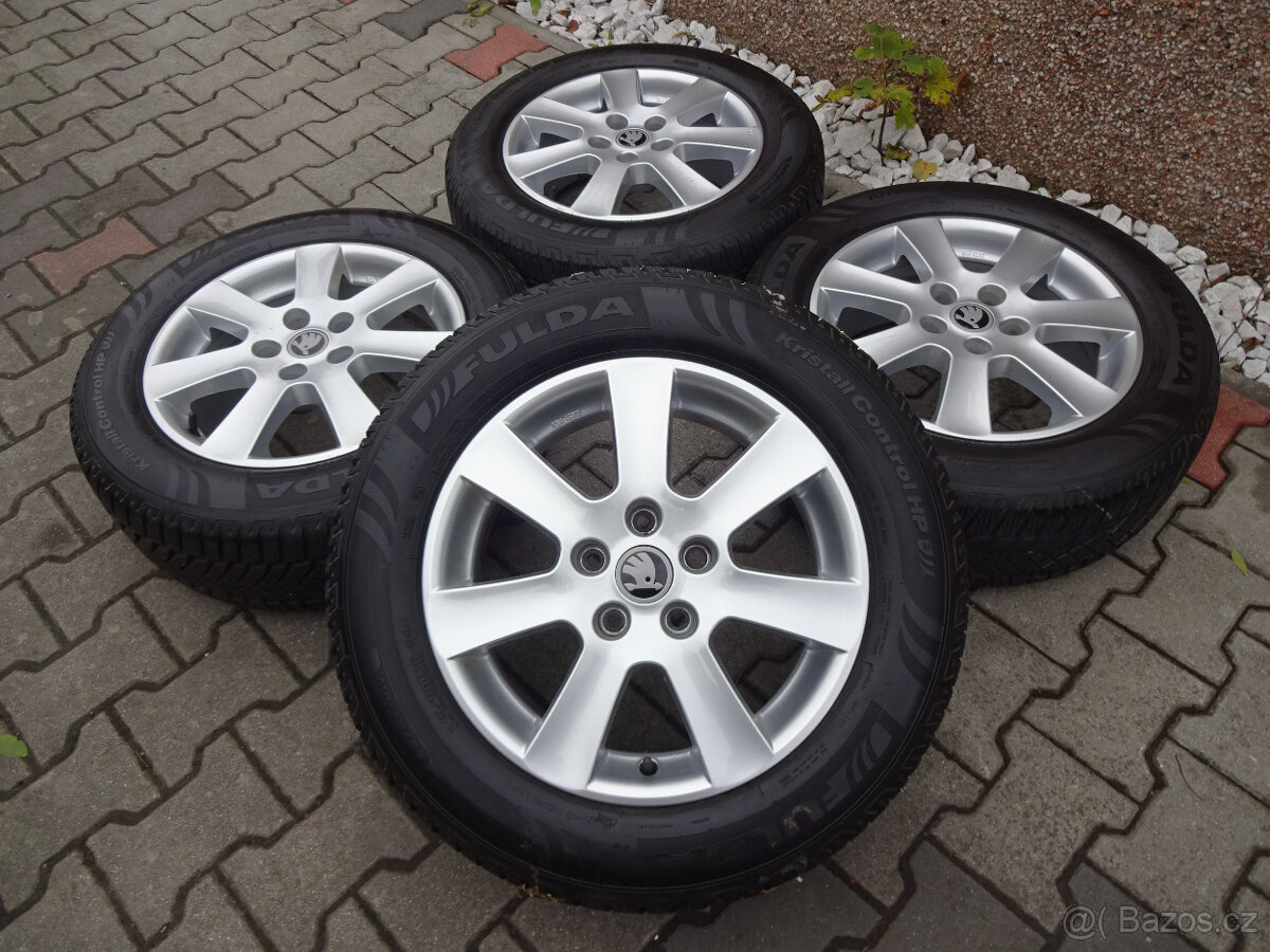 ZIMNÍ 16" 5x112 pneu 215/60R16 Superb, Passat - 8