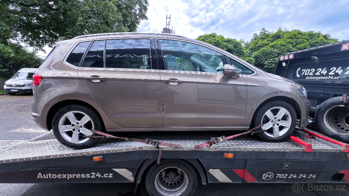 Vůz na náhradní díly VW Golf 7 Sportsvan 2015 CRLB QSD LC1Z - 8