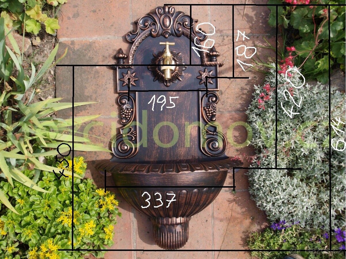 Zahradní výlevka - umyvadlo - 8