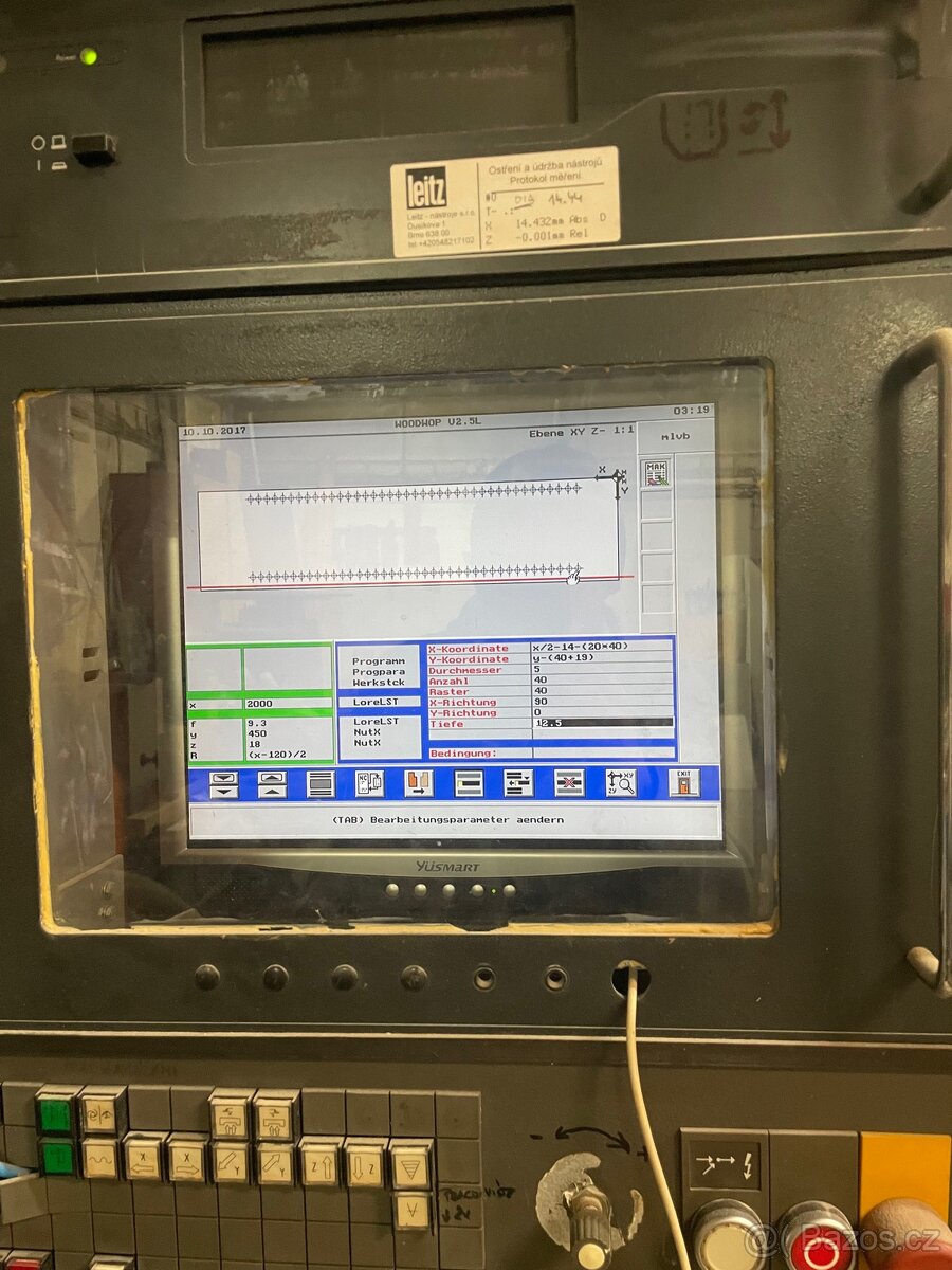 CNC obráběcí centrum weeke BP12 - 8