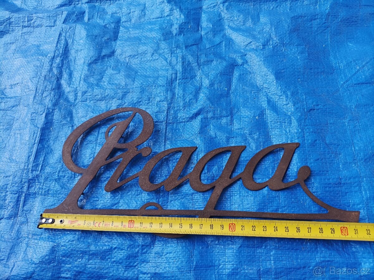 Nápis Praga - 8