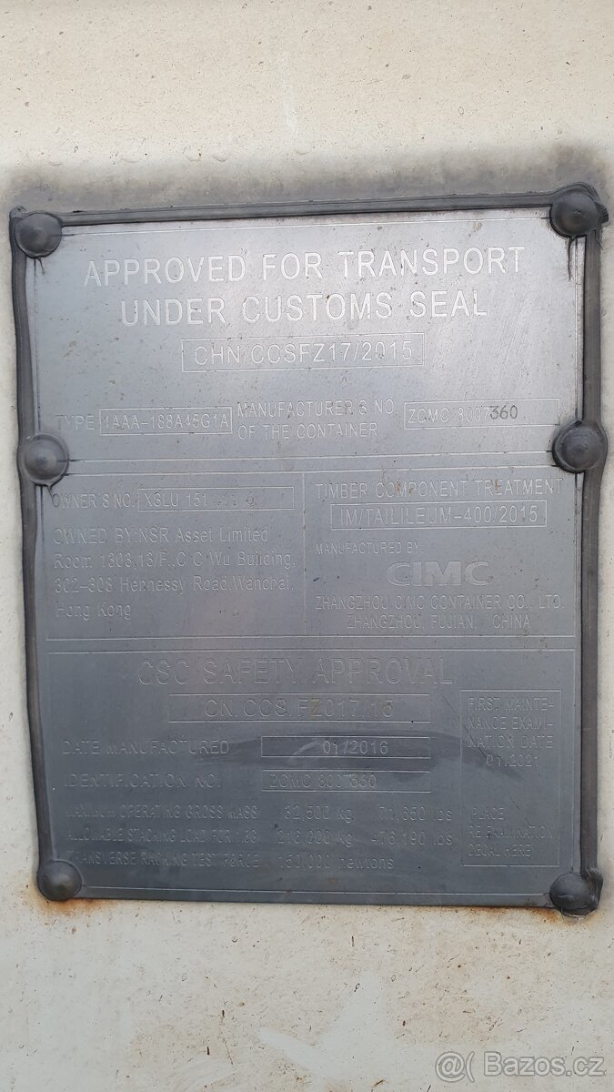 Kontejner lodní 40HC - 8