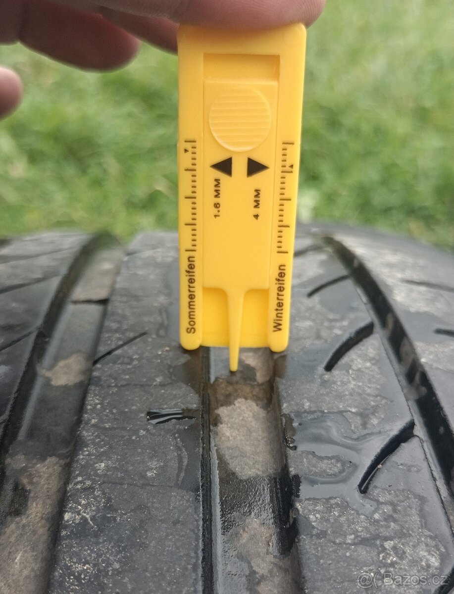 Originál alu disky Opel letní + zimní pneu - 8