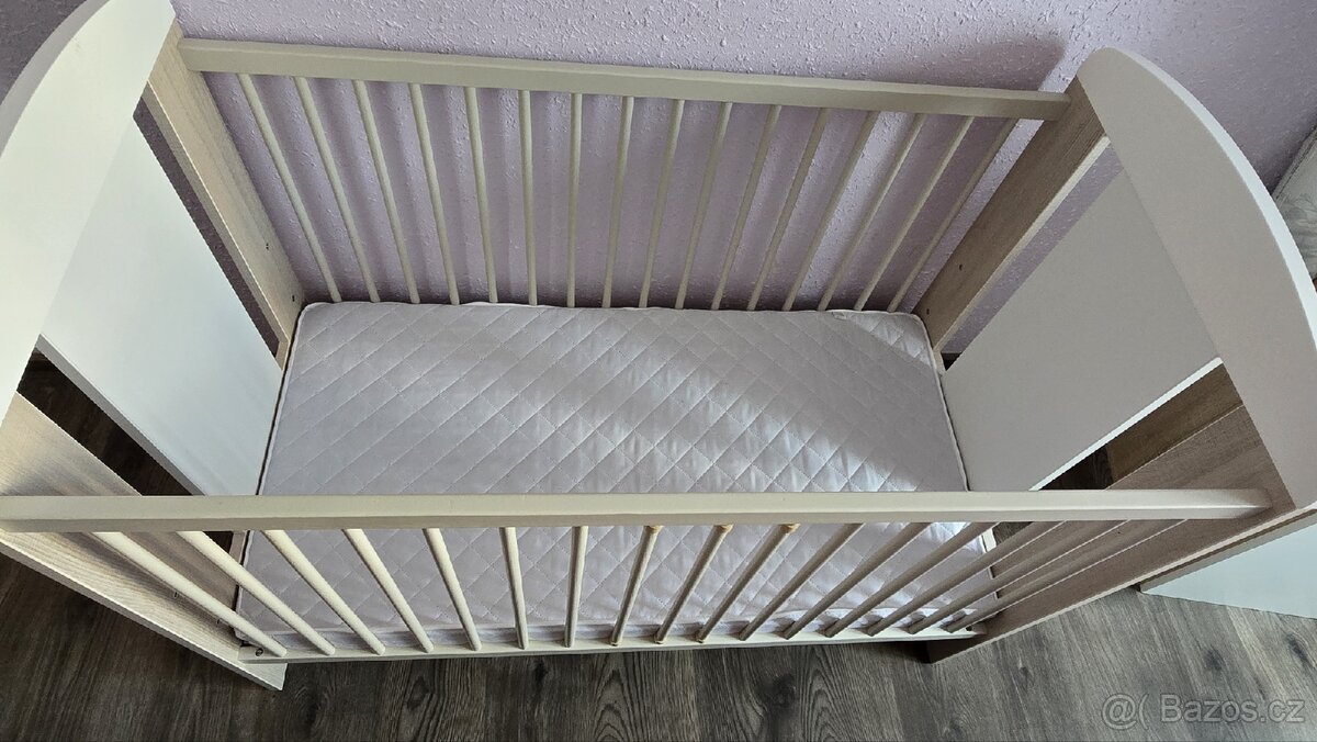 Dětská postýlka Drewex 60x120cm+matrace v záruce - 8