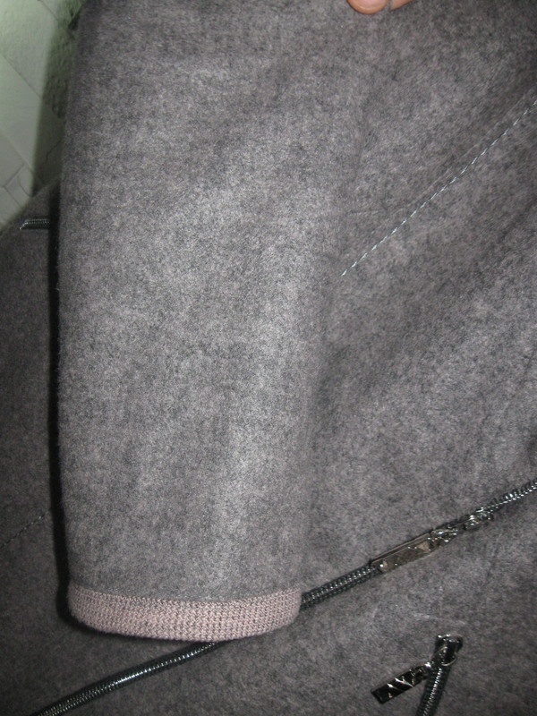 elegantní vlněný kabát šedolila XL/42 pošta zdarma - 8