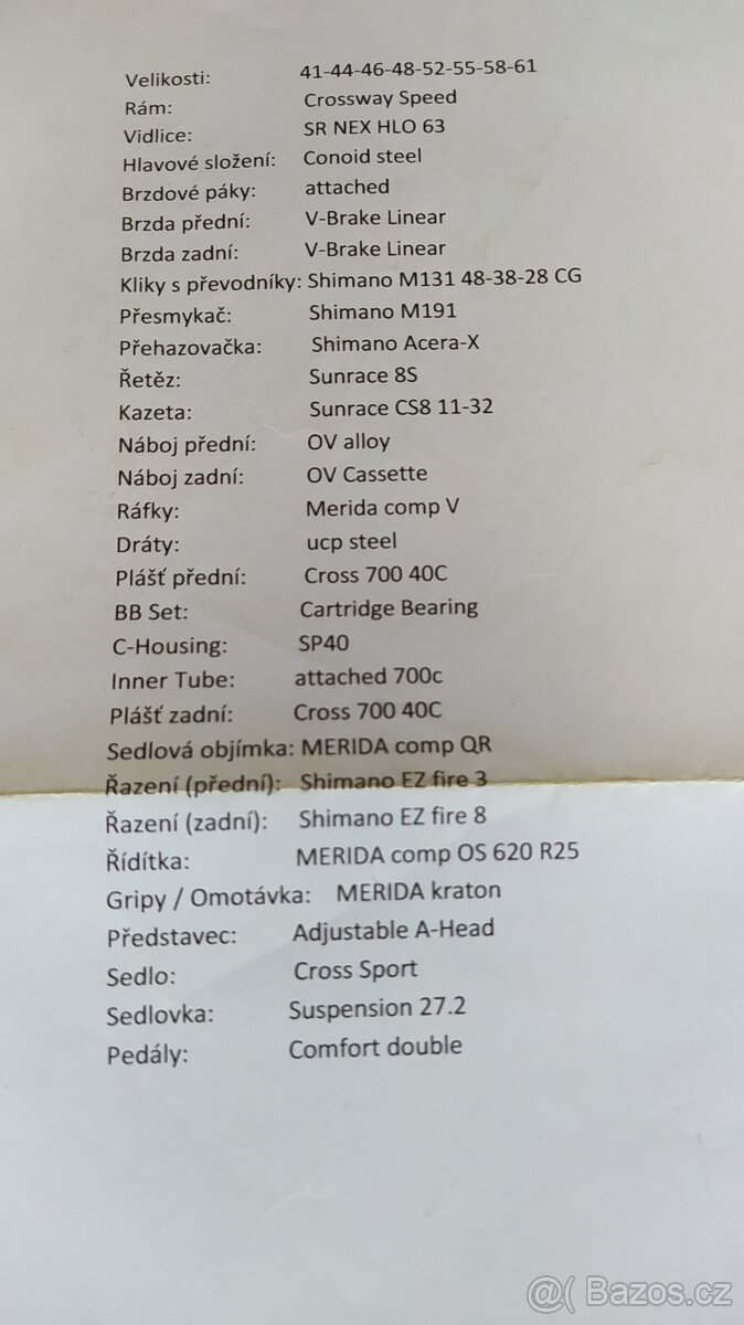 MERIDA CROSSWAY 20V - 8