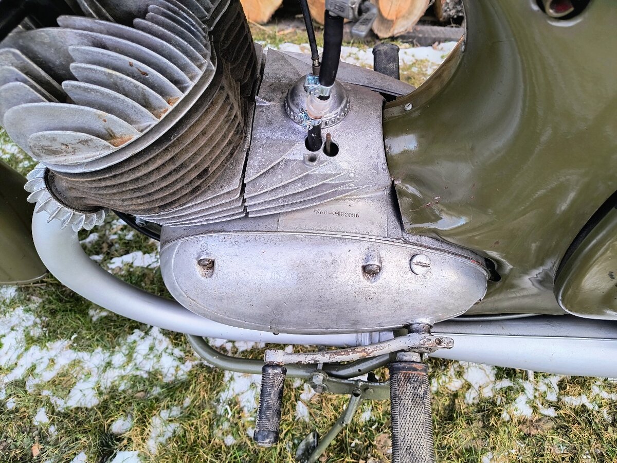 Jawa 350/360-0 vojenská - 8