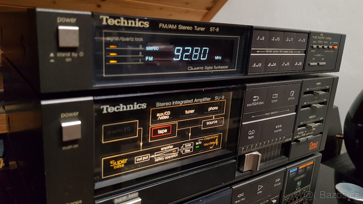 Technics hifi sestava RS-6,SU-8,ST-8 - 8