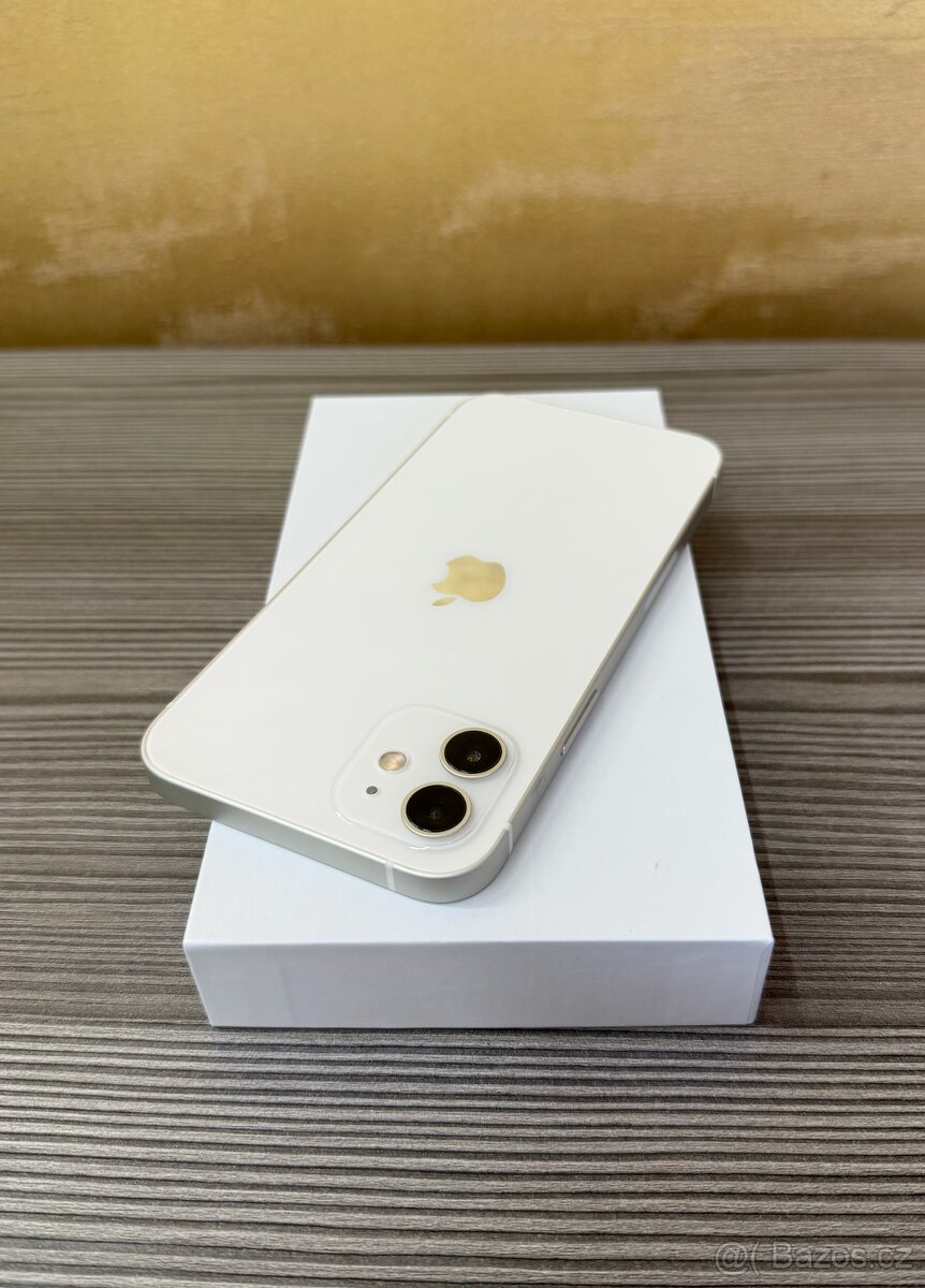 Apple iPhone 12 64GB bílá, baterie 100% - 8