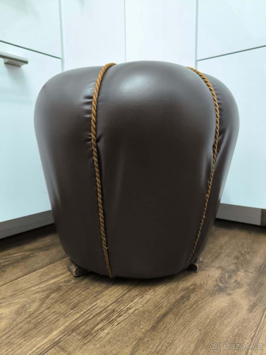 Art Deco taburet "Tulipán" - Jindřich Halabala - 8