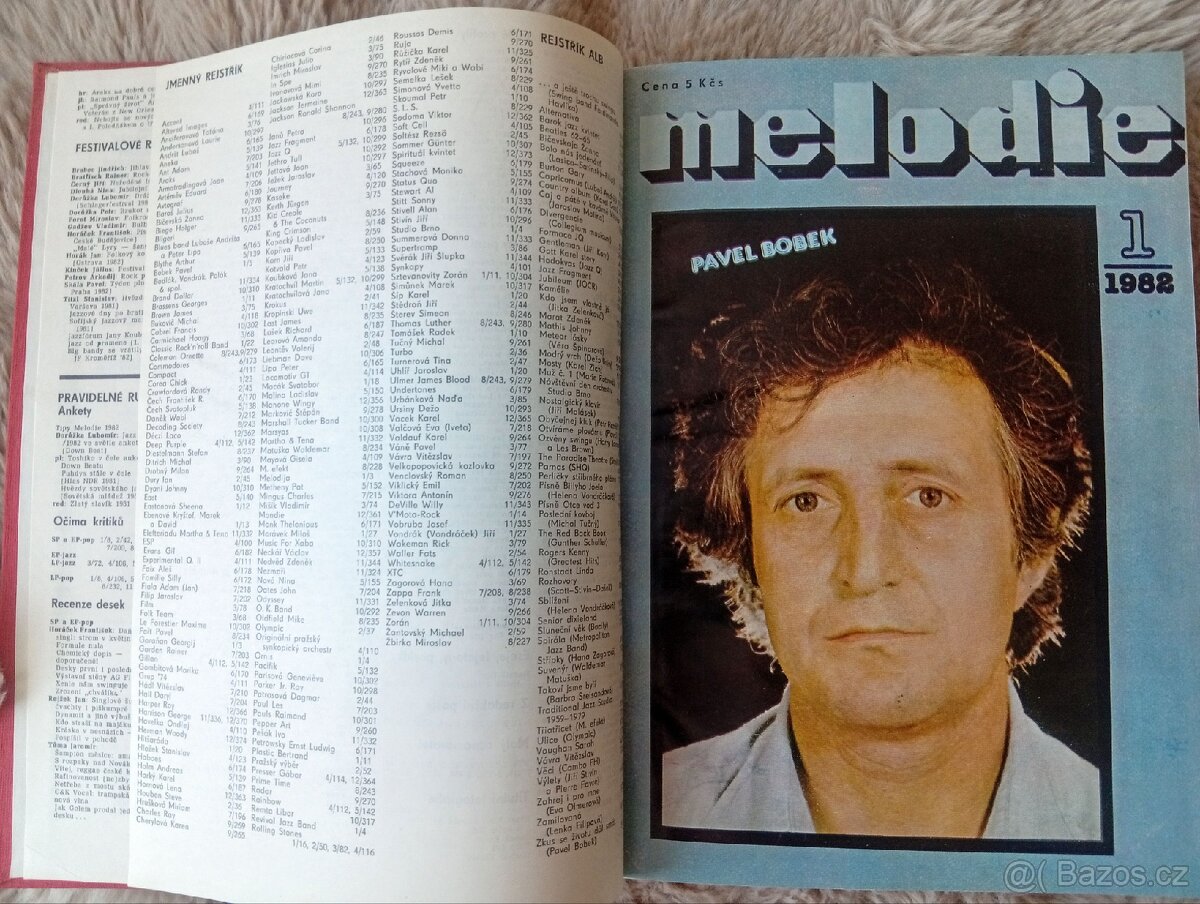 Svazek časopisu Melodie ročník 1982 - 8