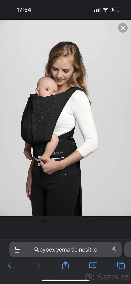 Nosítko Cybex YEMA TIE, Deep Black - 8