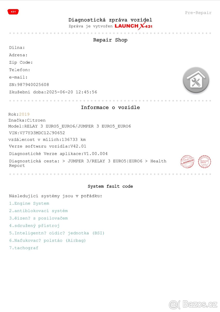 139.000KM❗ODTAHOVKA JUMPER 2019 2.0BlueHDI,ZÁRUKA,PO SERVISE - 8