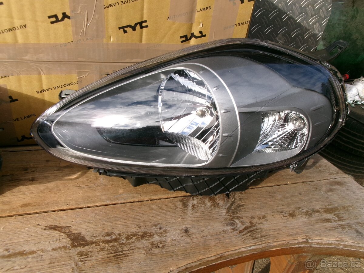 FIAT PUNTO EVO TYP 199 - PŘEDNÍ SVĚTLA - ANTHRACIT - 8