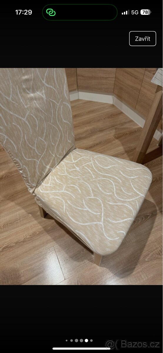 Jídelní stůl + 4 židle - 8