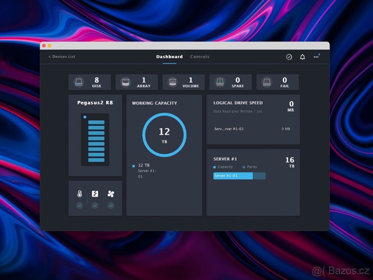Promise Pegasus R8 16TB SSD - RAID 0,1,5,6,50,60 Thunderbolt - 8