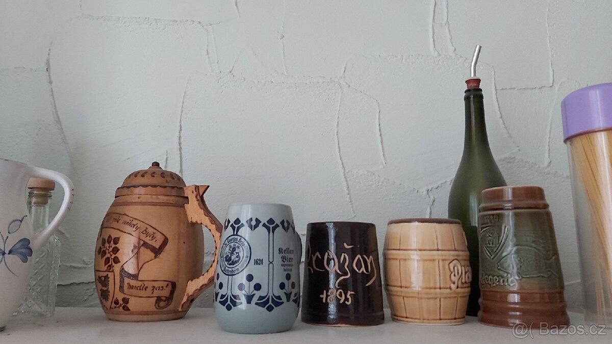 Sklenice Korbele 70.léta+, pivní tácky - 8