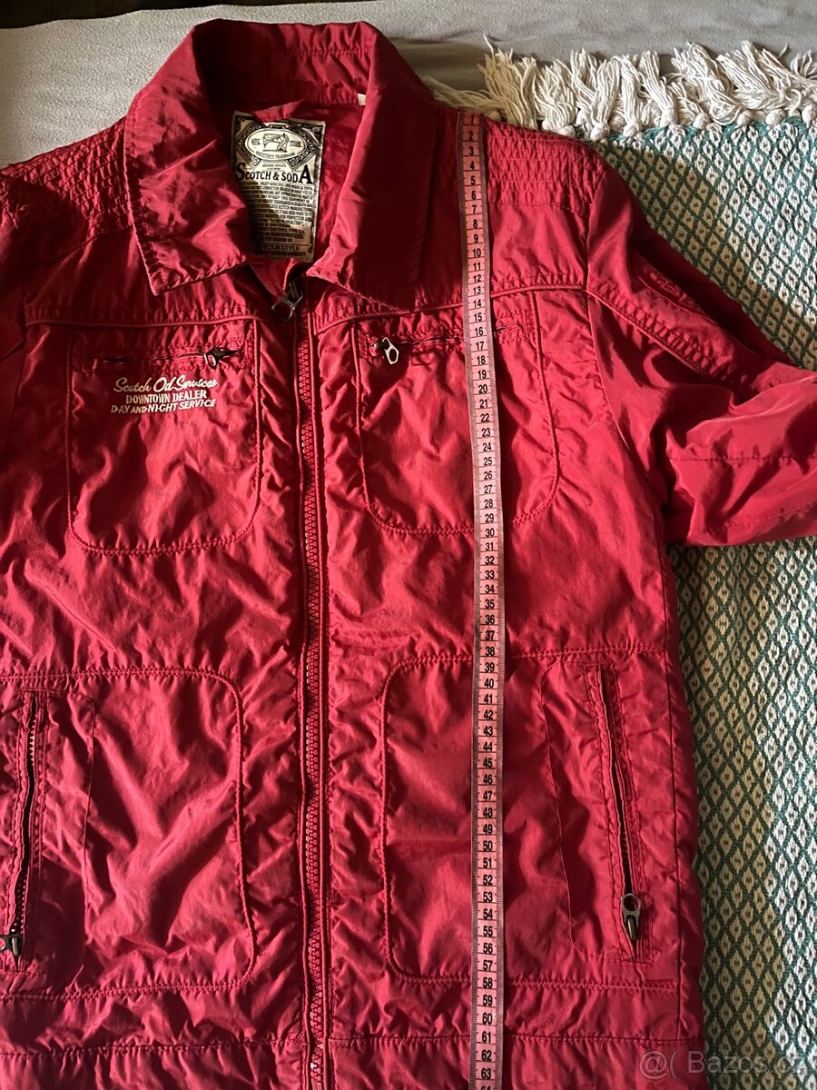 krásná červená bunda Scotch &Soda - 8