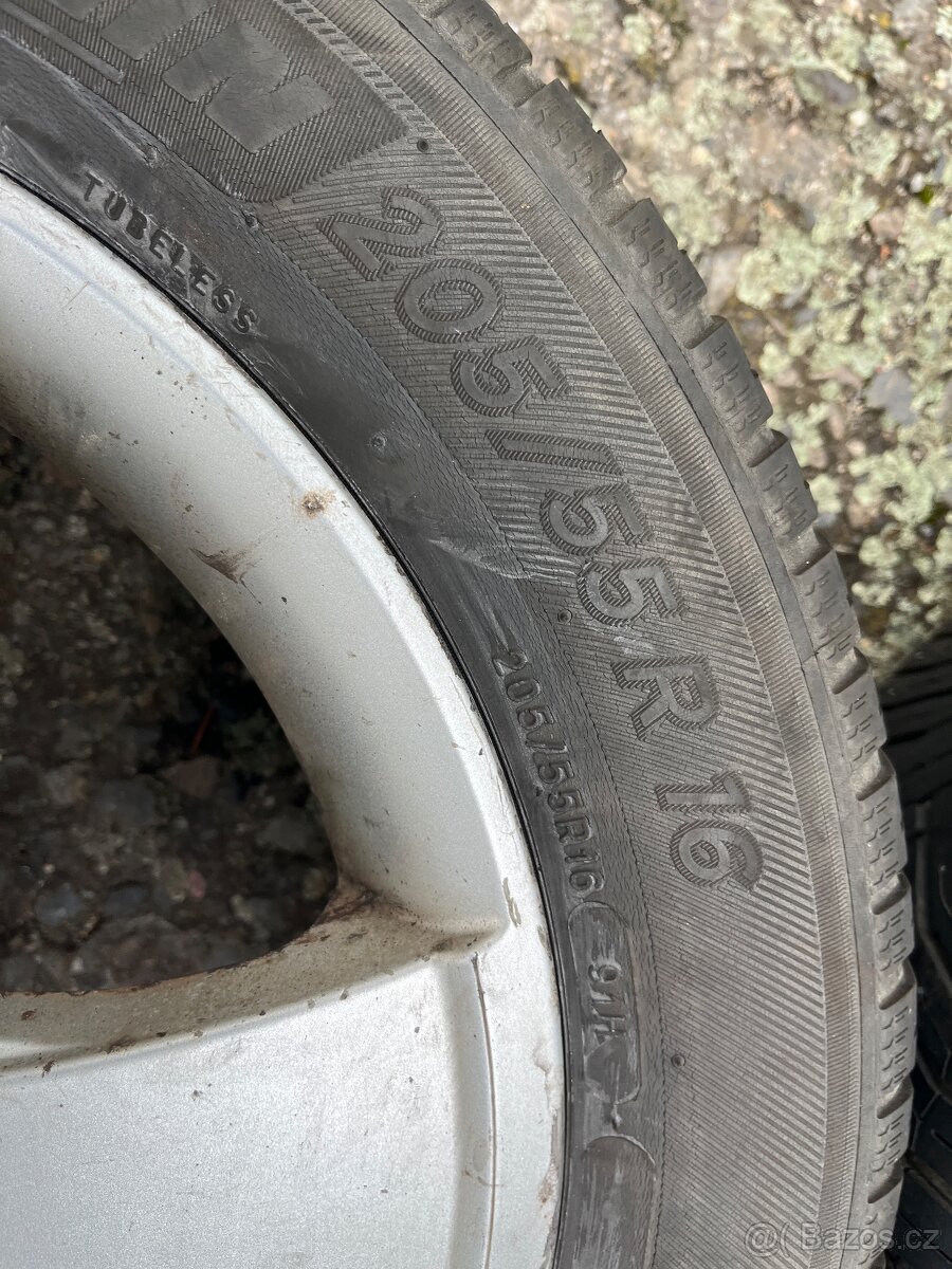 Kola 205/55/16 zimní 2x6mm,2x5mm, 5x112, vw, seat, škoda atd - 8