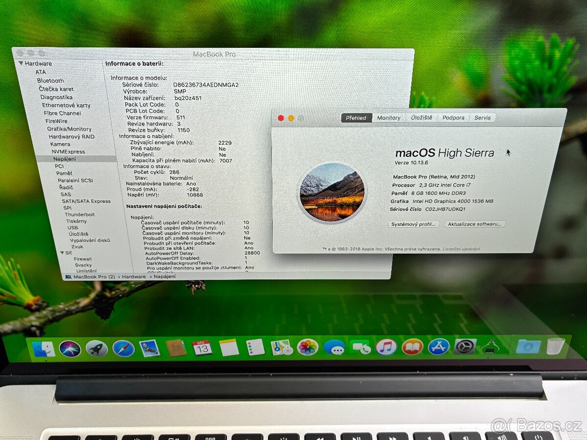 MacBook Pro 15'' 2012 / i7 / 8GB RAM / 256GB SSD - DPH - 8