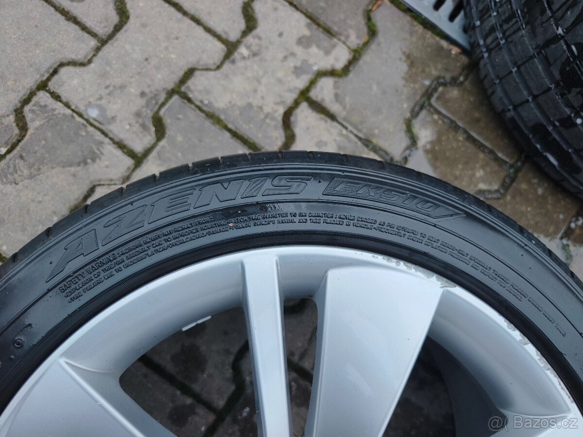 Pěkná letní alu sada Zenith 18" Škoda Superb 235/45 R18 - 8
