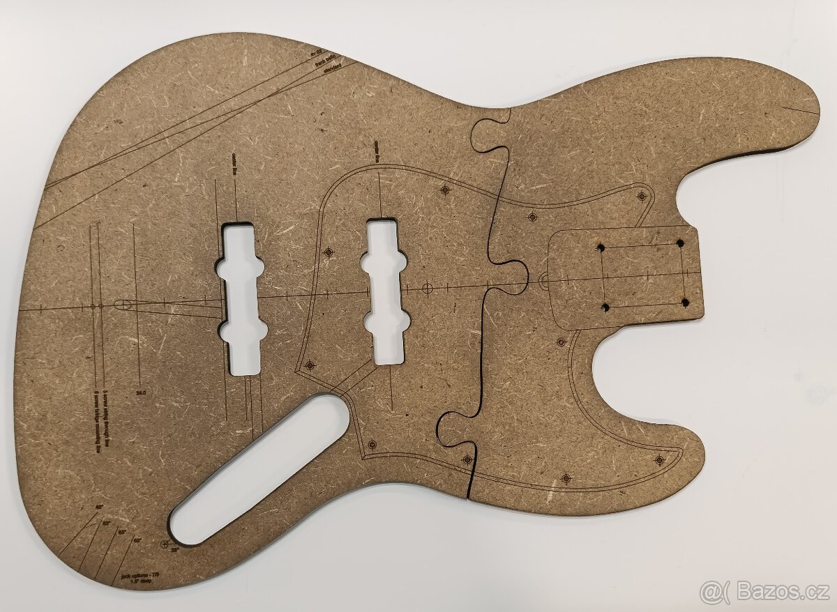 Šablony pro výrobu kytary - 8
