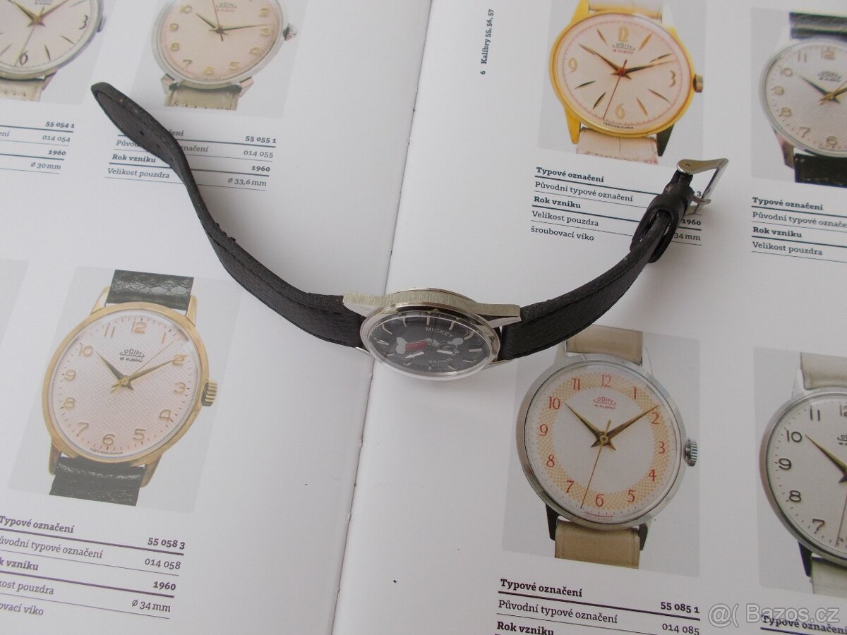 krasne nove dárkove hodinky prim HMT Mickey Mouse funkcni - 8