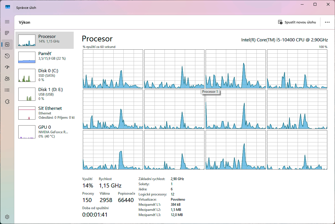 Herní počítač s RTX 2070 ARMOR, i5-10400, Windows 11 - 8