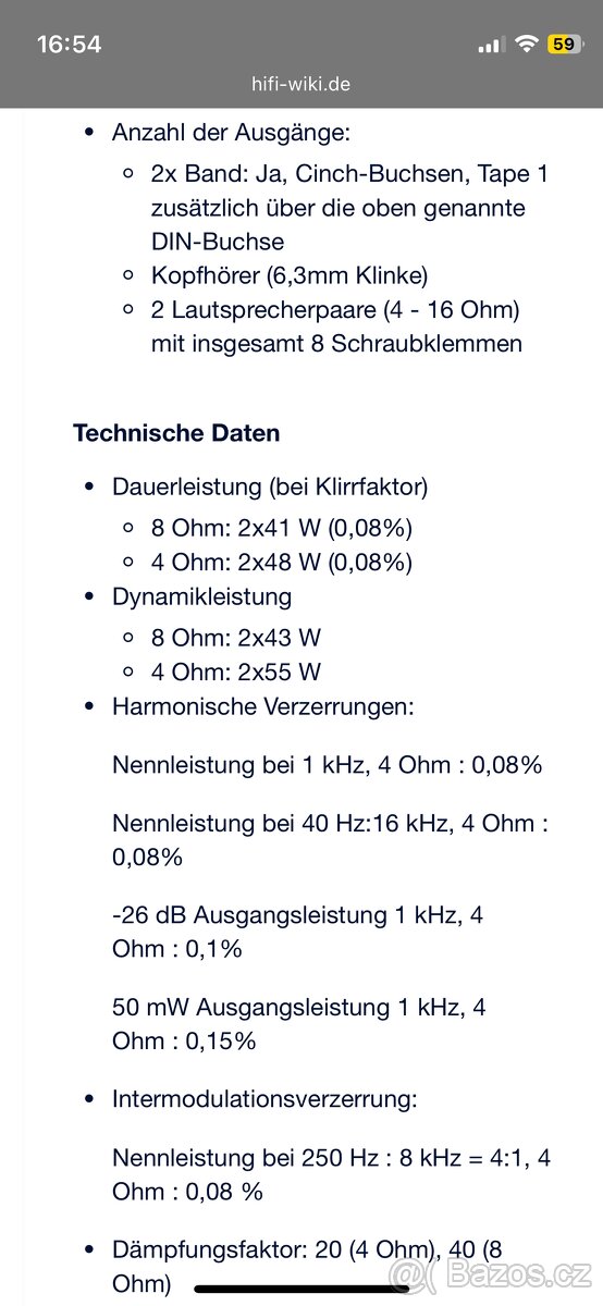 Zesilovač Technics SU 7300 - 8