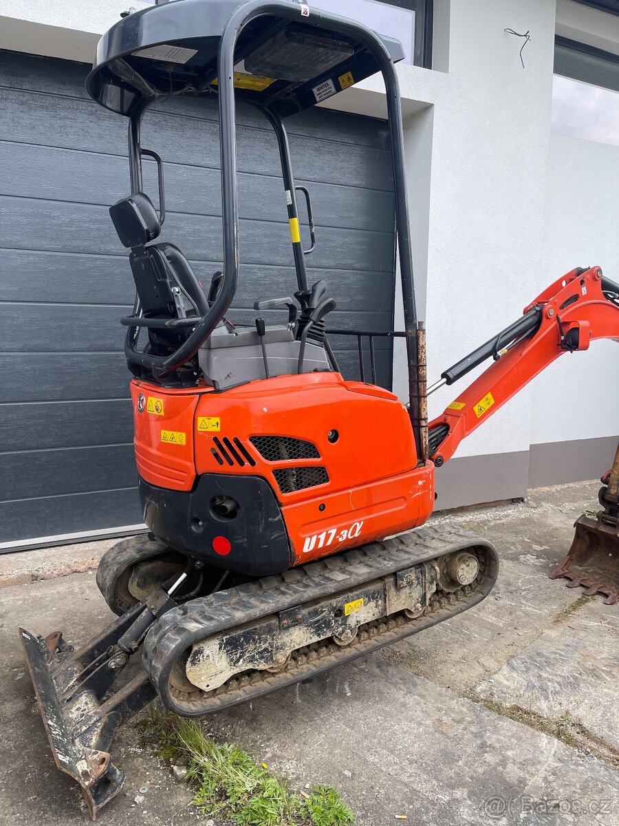 Minibagr Kubota u-17 - 8