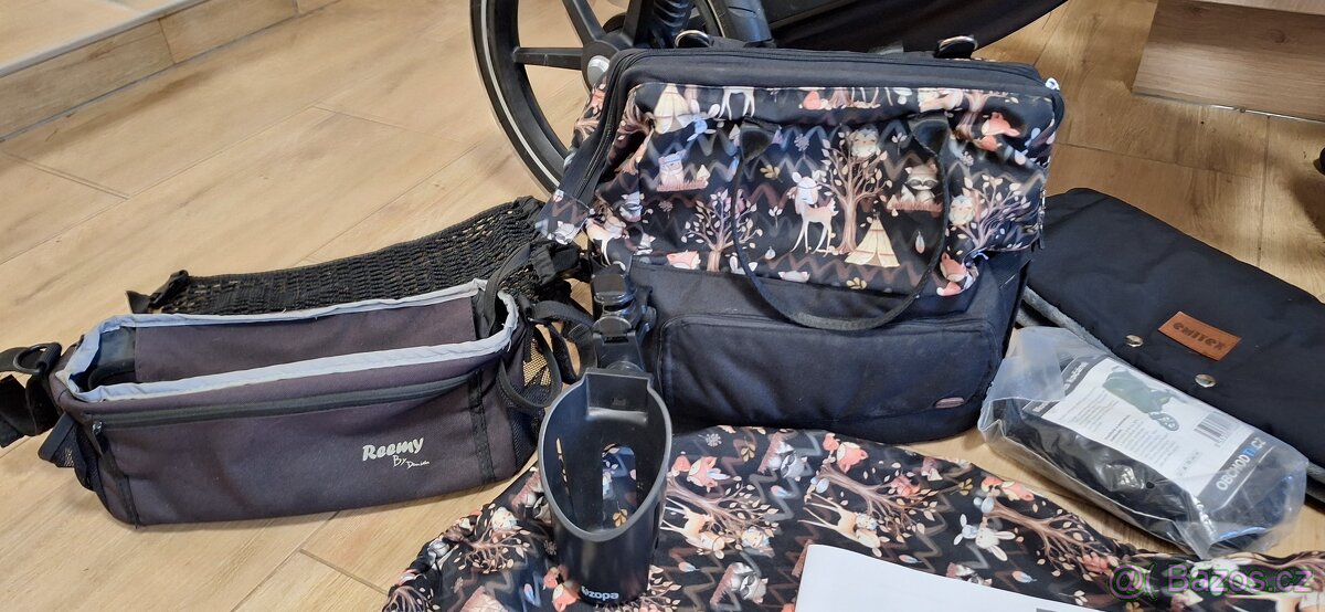 Tuhle Urban Glide 2 black s korbou a příslušenstvím - 8