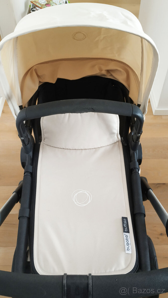Kočárek Bugaboo Buffalo, béžový (Off White) s příslušenstvím - 8