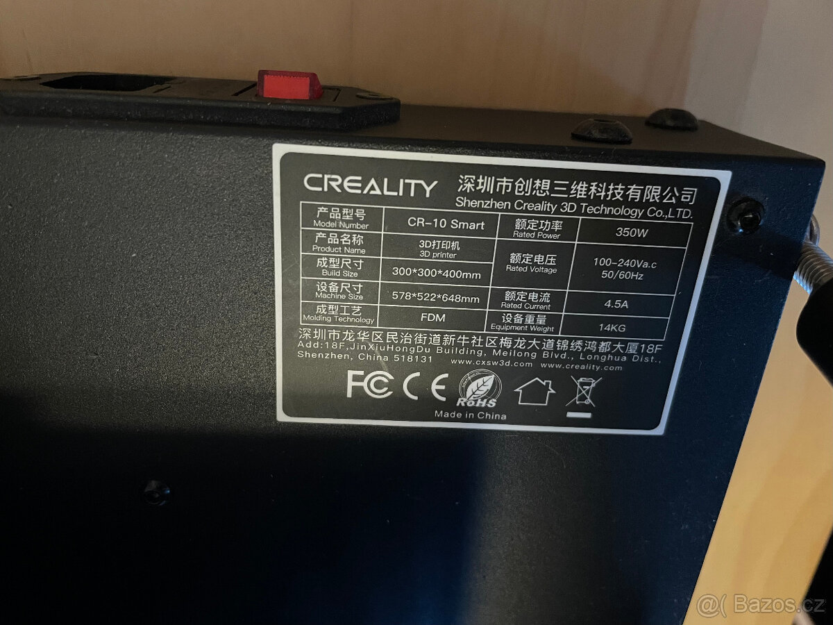 3D tiskárna CR-10 Smart - upravená - 8