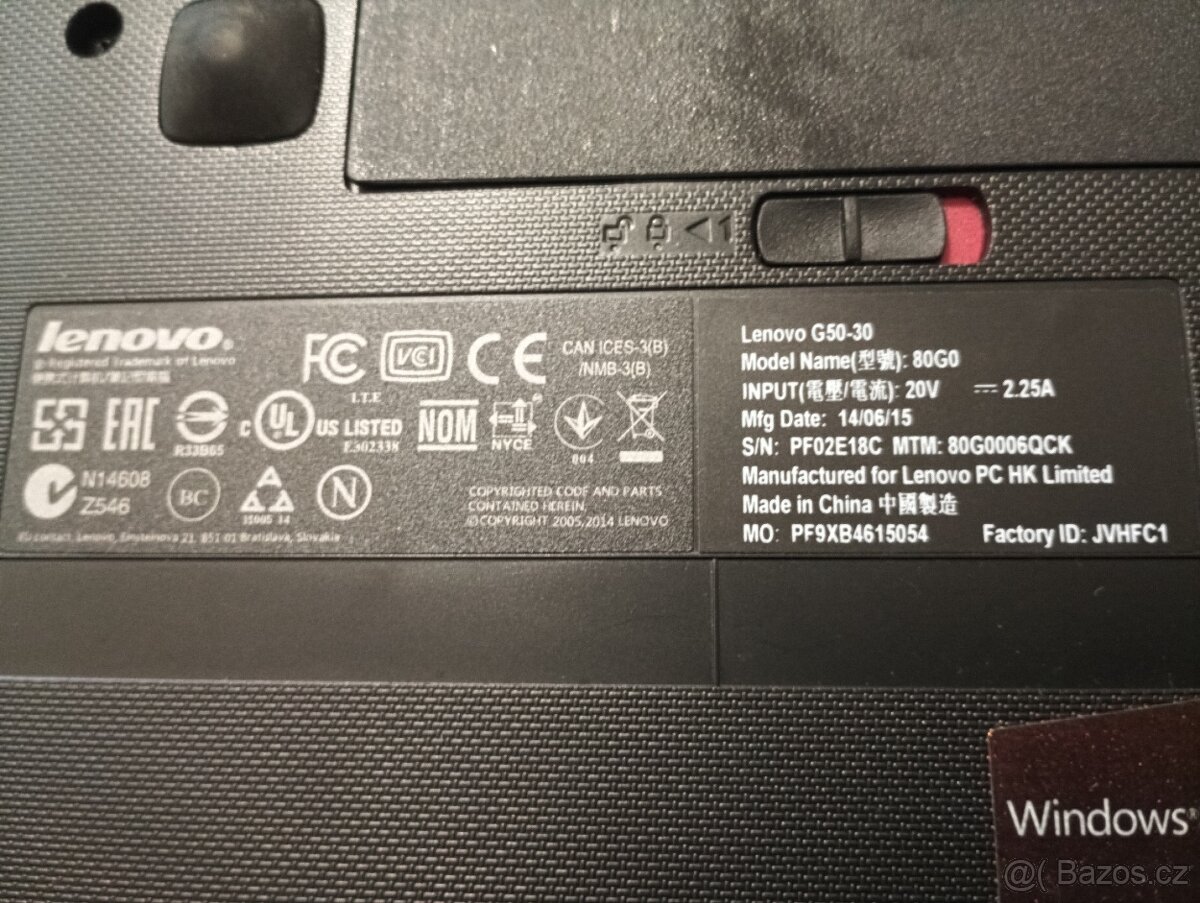 Lenovo g50-30 - 8
