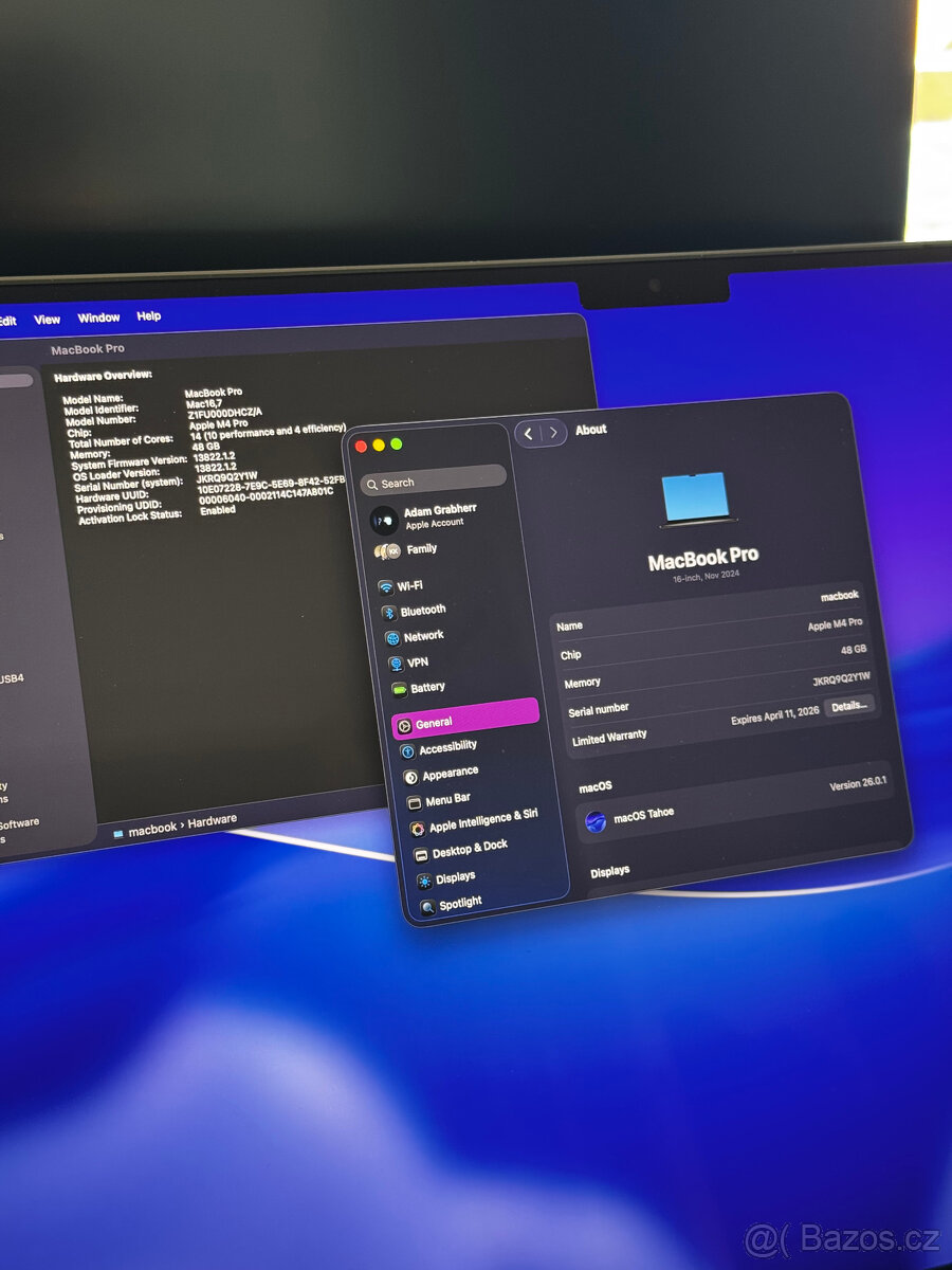 MacBook Pro 16" M4 PRO US 2024 Vesmírně černý - 8