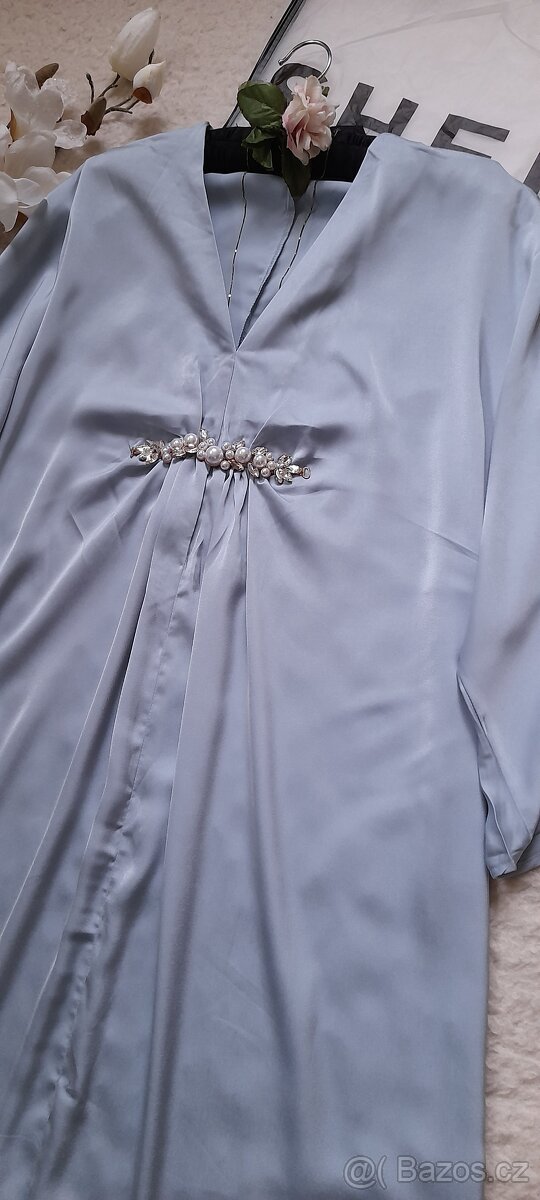 Shein společenské dlouhé šaty Abaya - 8