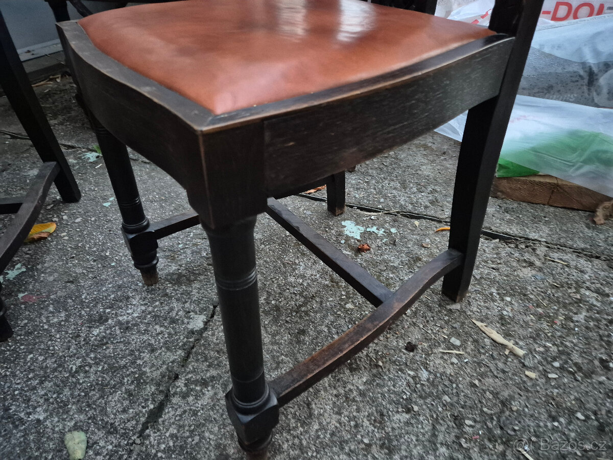 Prodám starožitný nábytek stul , židle - 8