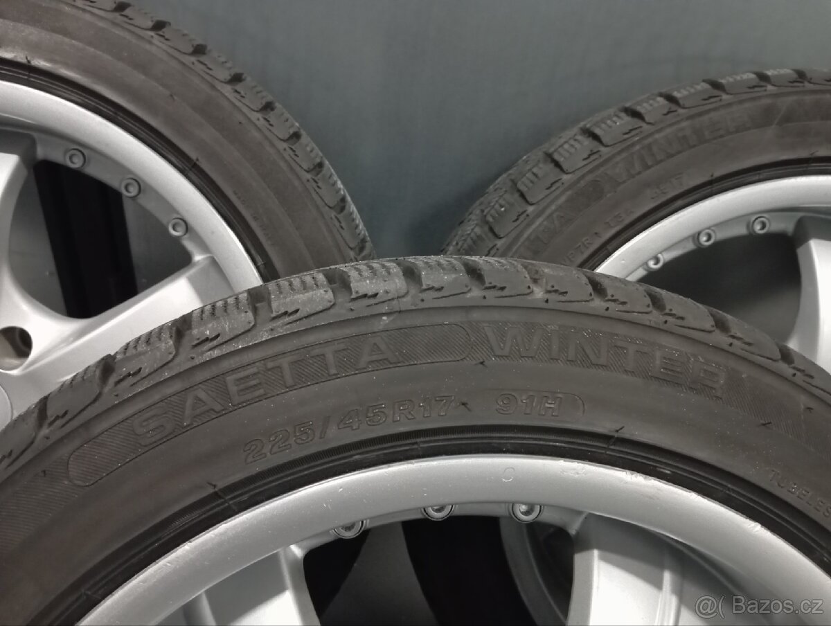 Alu kola R17 5x112 + zimní pneu 225/45/17 - 8