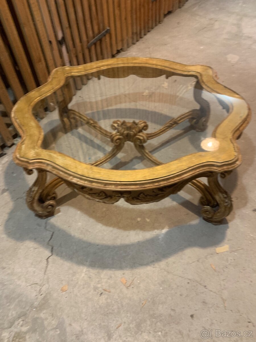 Starožitný zámecký konferenční stůl - 8