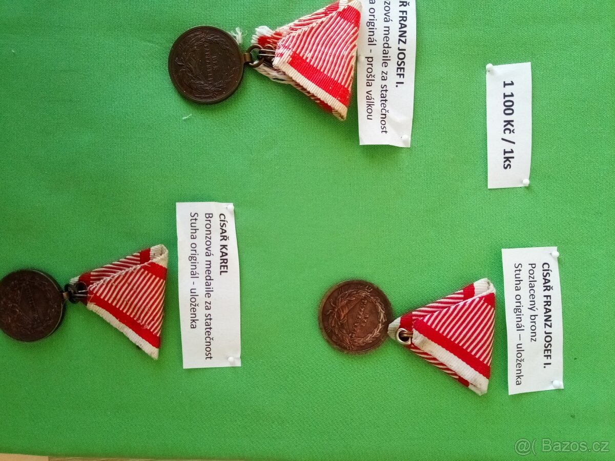 1.válka VYZNAMENÁNÍ ORIGINÁL C/K Rakousko - 8