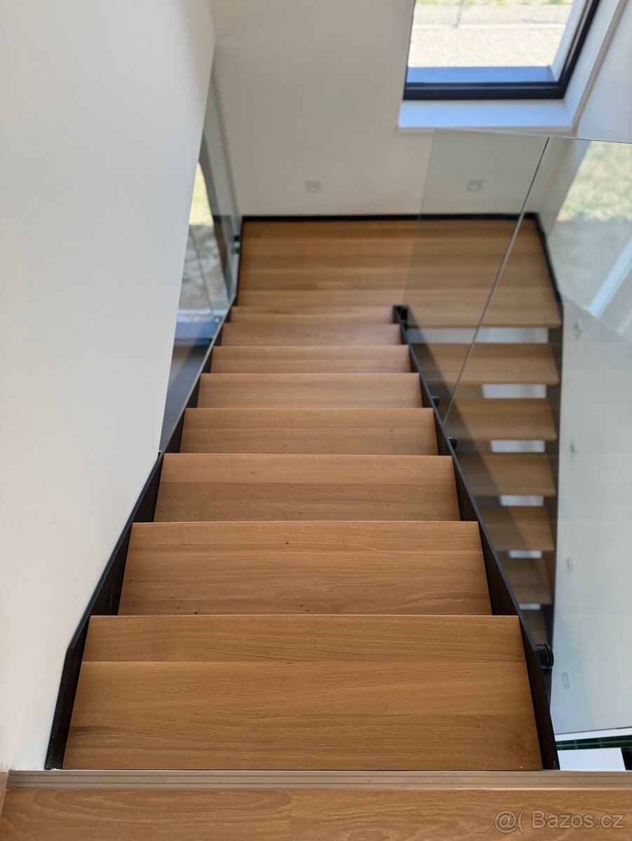Kovové schodiště, kovové, ocelové schody - Praha - 8
